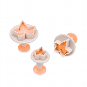 LEAF FONDANT PLUNGER CUTTER (3 pcs)