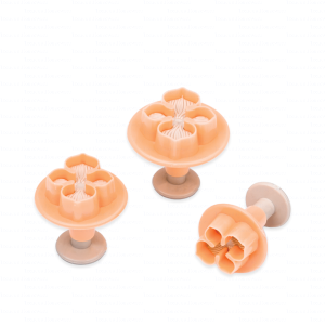 GRADE-HYDRANGEA LEAVES FONTANT PLUNGER CUTTER (3  pcs)