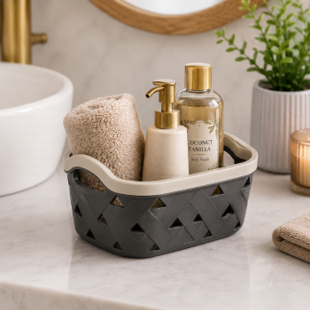 LEATHER DESIGN BASKET 2.9 LT
