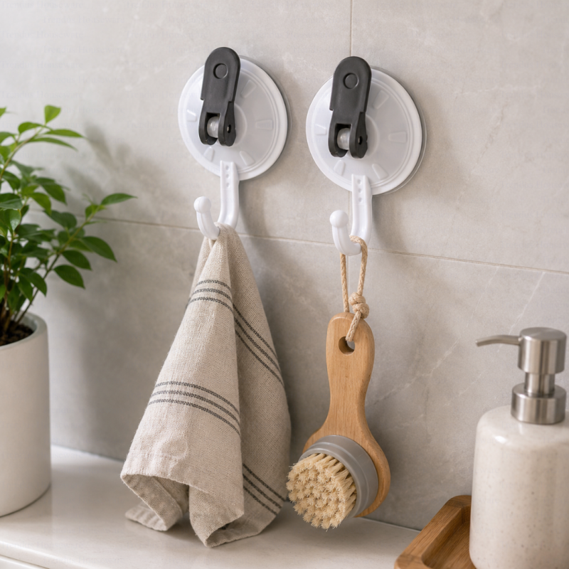 2x SUCTION HANGER