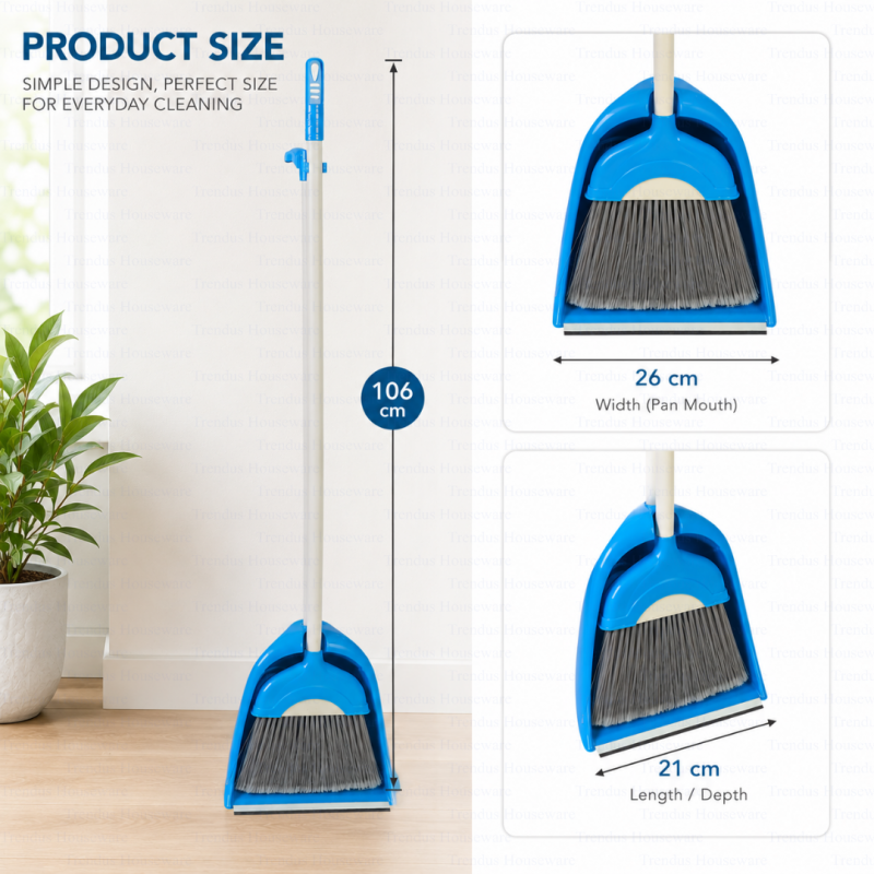 QUARIZMA DUSTPAN&BROOM