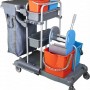FAVORI JANITOR CART-PAINTED-BAG-2X5LT