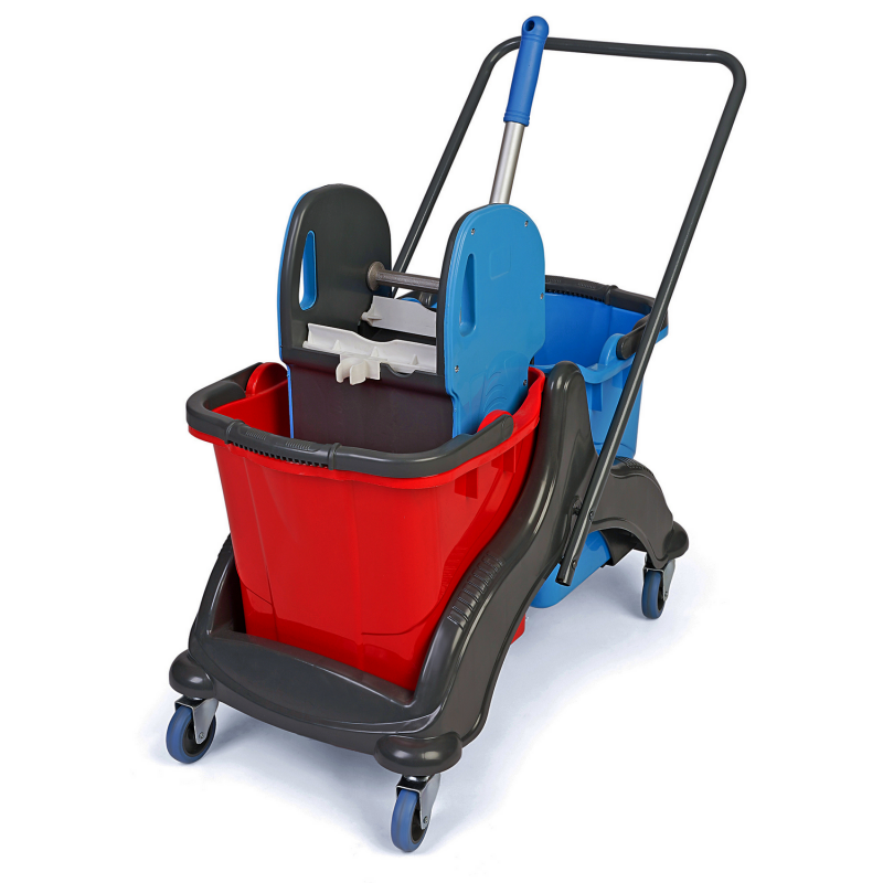 PLS.MOP TROLLEY (2X25 LT SK800- MPP793) (BALLLESS WHEEL)