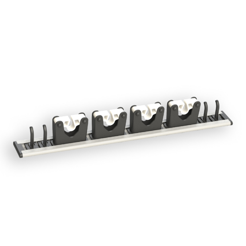 HERCULES WALL MOUNTED HANDLE HOLDER FOR 4 STICK