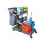 FAVORI JANITOR CART-CHROME-BAG-2X5LT