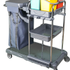 JUMBO JANITOR CART CHROME-BAG-4X5LT