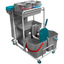 YAKAMOZ JANITOR CART PAINTED - BAG-4X5LT