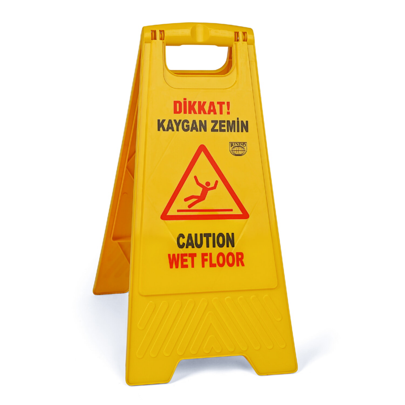 CAUTION WET FLOOR TABLE - TURKISH 650 gr
