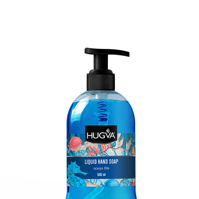 HUGVA LIQUID HAND SOAP OCEAN LIFE CLASSIC