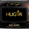 HUGVA EXOTIC GLOW WET WIPES OUD 120 PCS (18x14)/*12