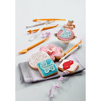 PASTRY PENCIL CAKE DECORATION TOOLS
(8 pcs- assorted colors)