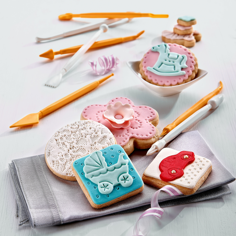 PASTRY PENCIL CAKE DECORATION TOOLS
(8 pcs- assorted colors)