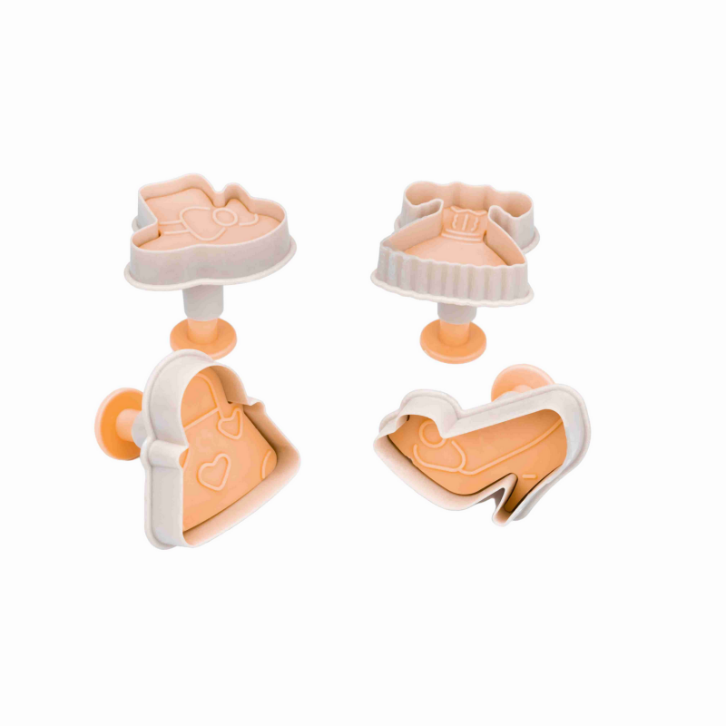 DRESS SHAPED CUTTER MOLD (4 pcs)