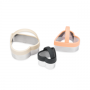 HEARTH COOKIE CUTTERS WITH HANDLE (3pcs)