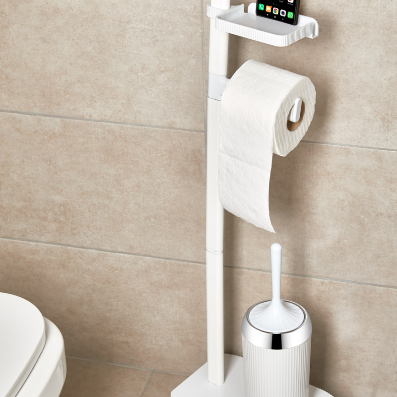 TOILET BRUSH AND PAPER HOLDER STAND
