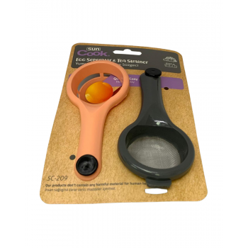 TEA STRAINER+EGG SEPARATOR
