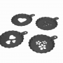 CAPPUCCINO STENCIL SET
(4 pcs/set)