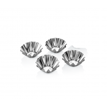 METAL CAKE MOULD 4 PCS