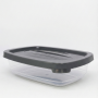 VERONA STORAGE CONTAINER 500ml - gray and beige colour