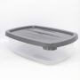 VERONA STORAGE CONTAINER 1100ml - gray and beige colour