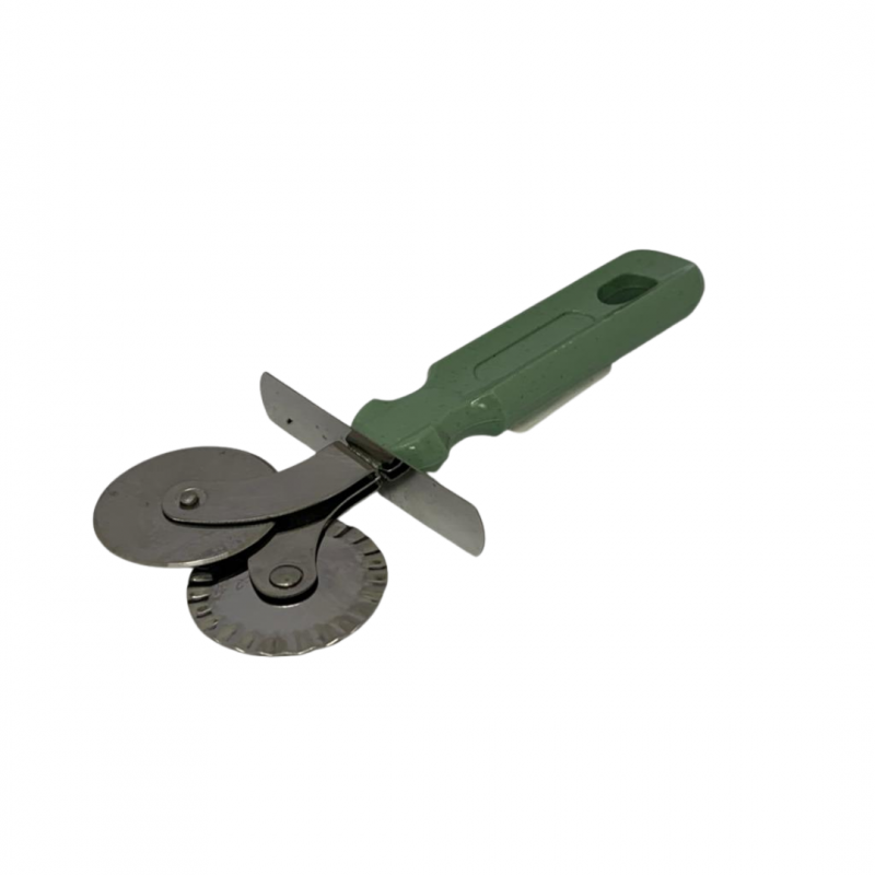 NEON METAL PIZZA CUTTER SET