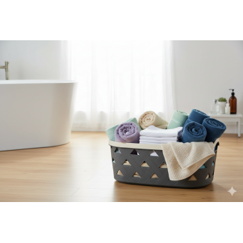 LEATHER DESIGN BASKET 23 LT