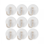 TRANSPARENT SUCTION HOOK 9X