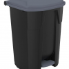 UTP PROFESSIONAL PEDAL WASTE BIN 50 LT - BLACK-GREY