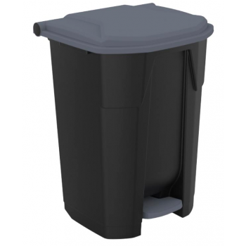 UTP PROFESSIONAL PEDAL WASTE BIN 70 LT - BLACK-GREY