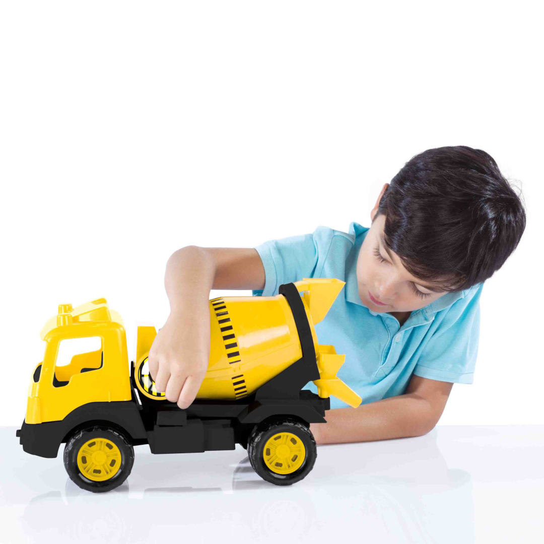 CEMENT TRUCK IN WINDOW BOX 42CM