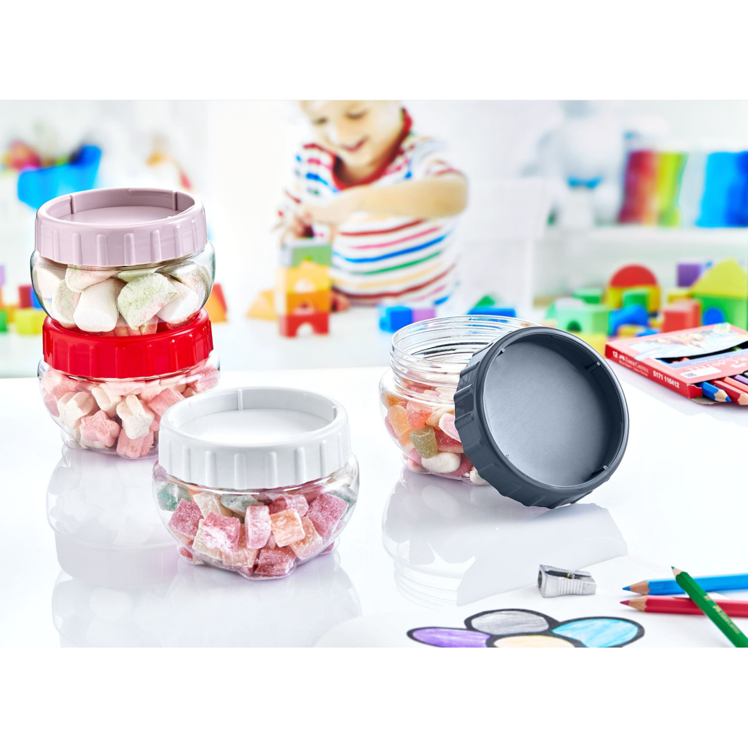 430 ML. PLASTIC JAR
