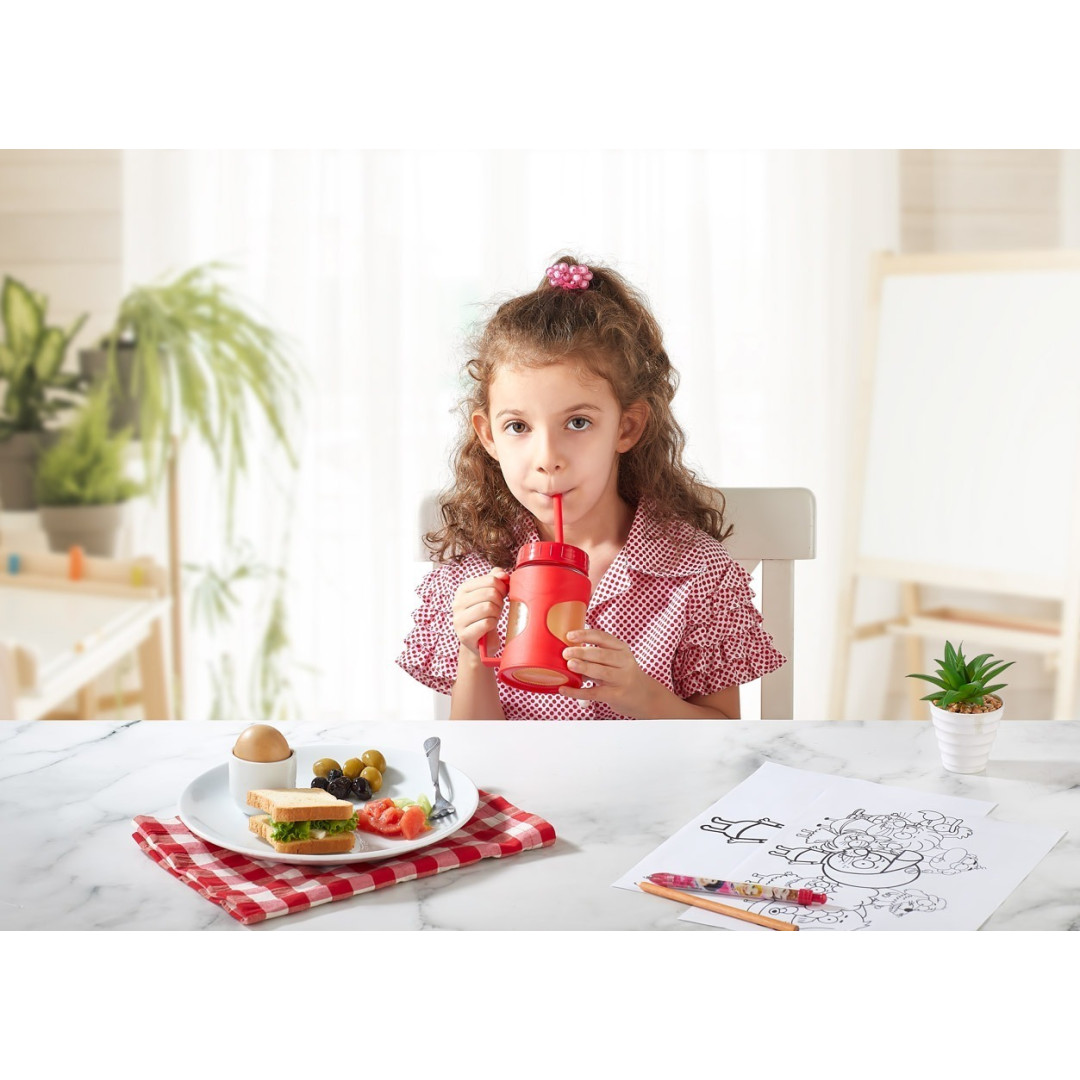 Atlanta Beverage Bottle w/ Straw 314cc..