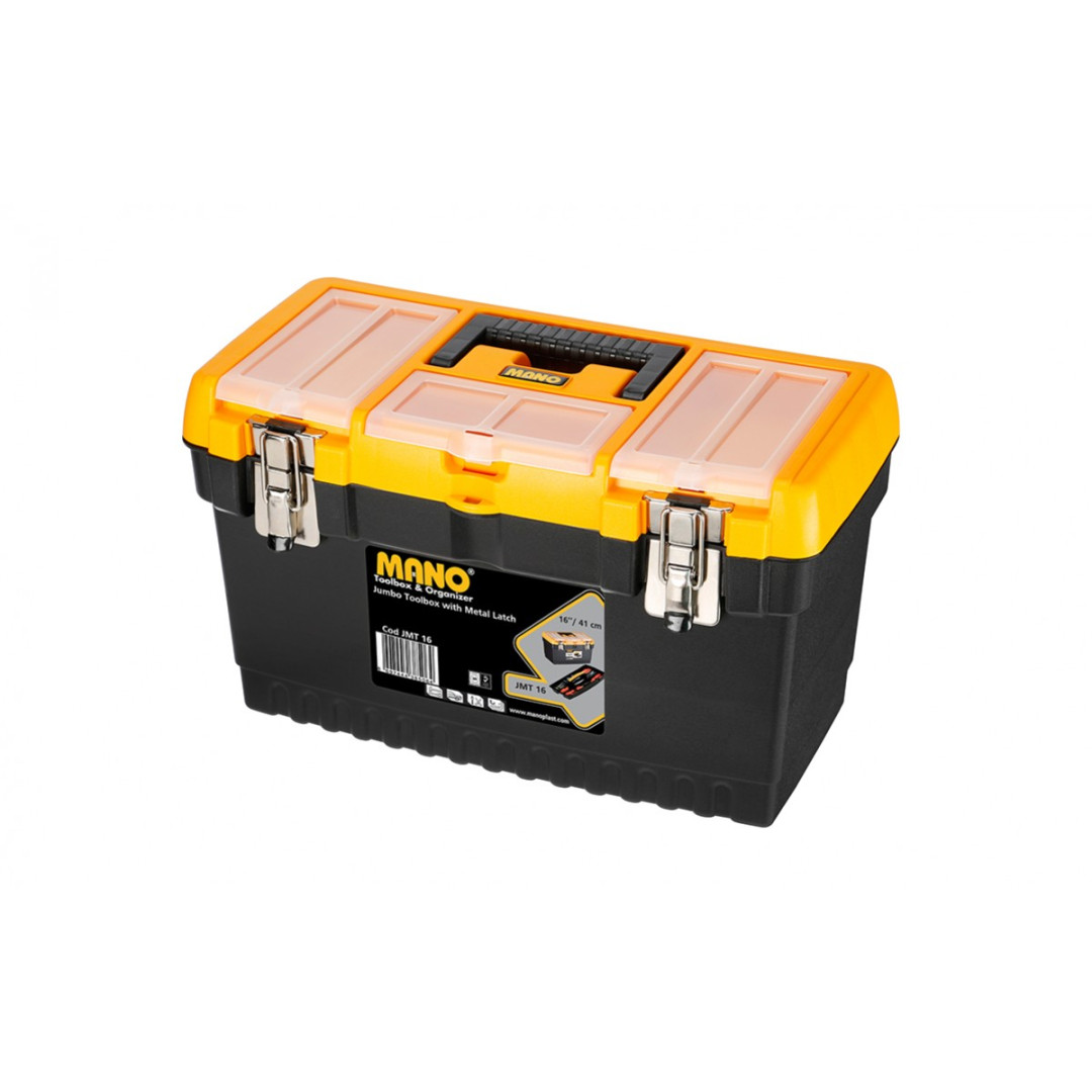 Jumbo Toolbox with Metal Latch 16"