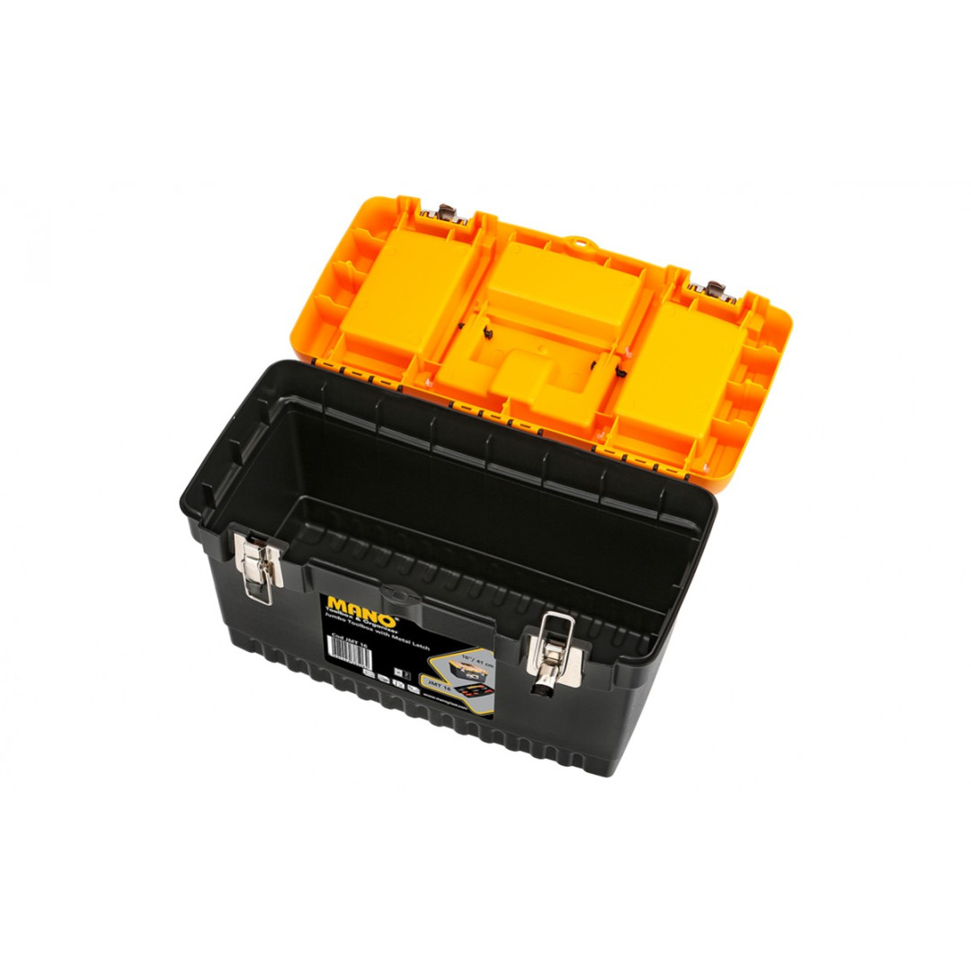 Jumbo Toolbox with Metal Latch 16"