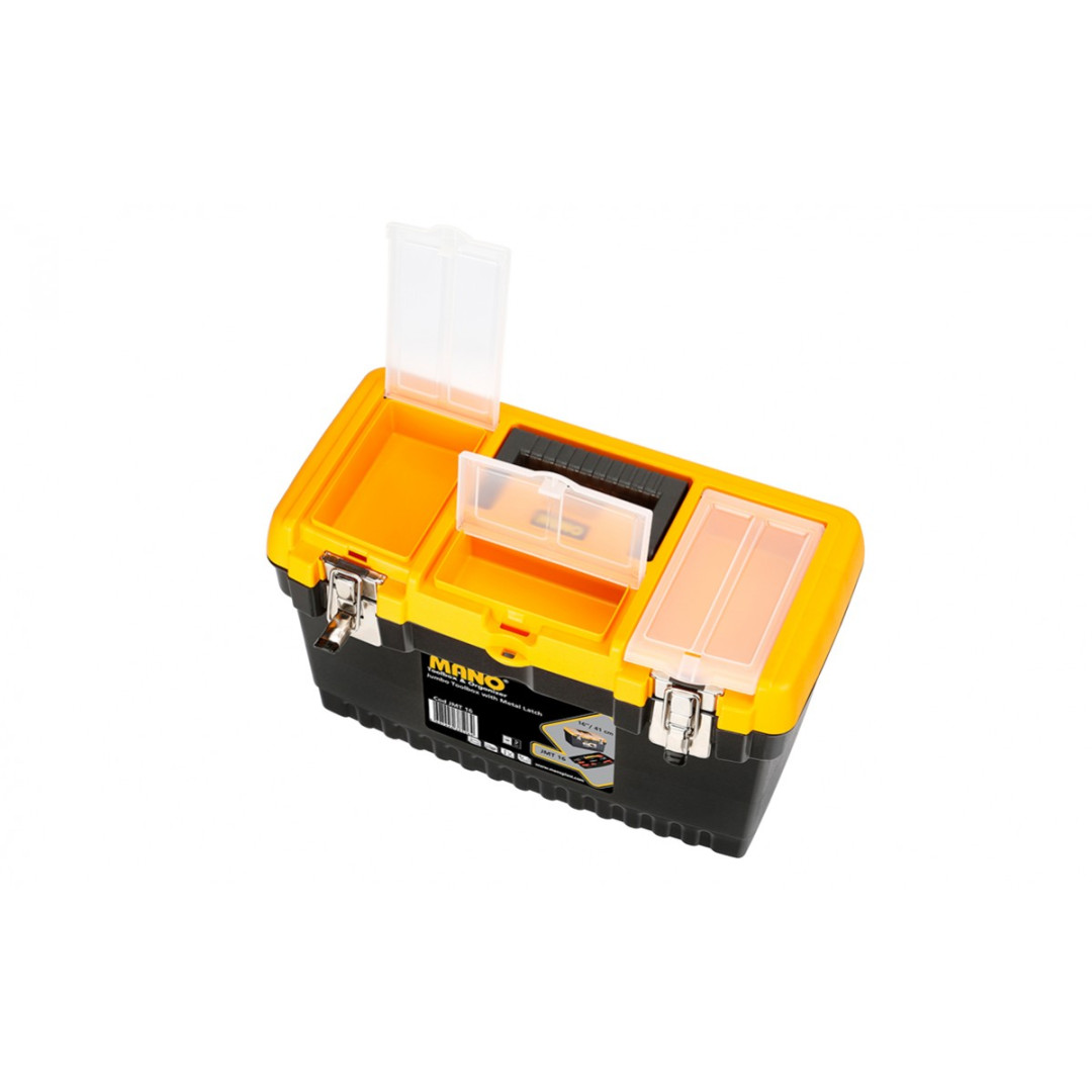 Jumbo Toolbox with Metal Latch 16"