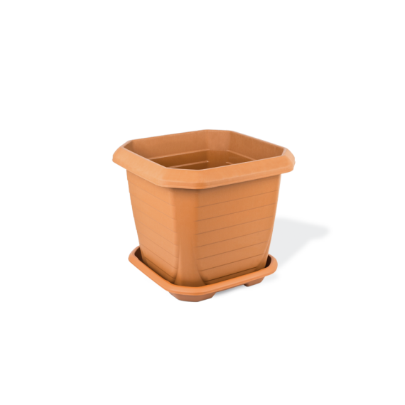 OUTDOOR SQUARE PLANT POT MIDDLE