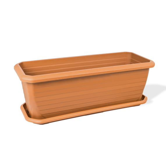 OUTDOOR PLANT POT MIDDLE - POT+PLATE