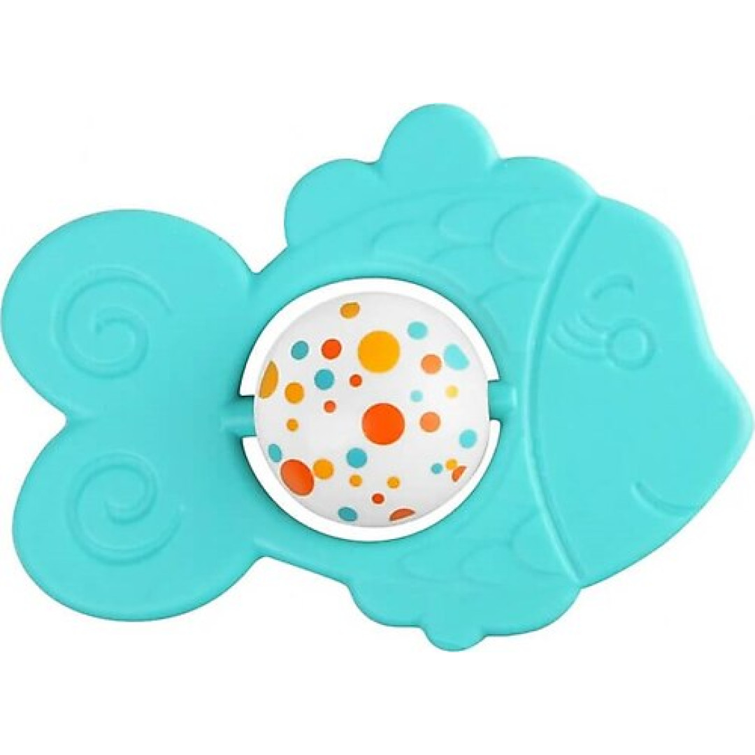 FISH TEETHER & RATTLE TOY