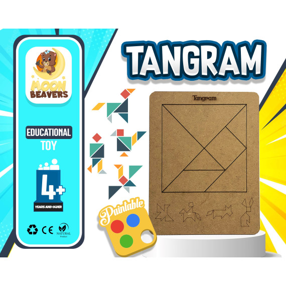 Wooden Tangram