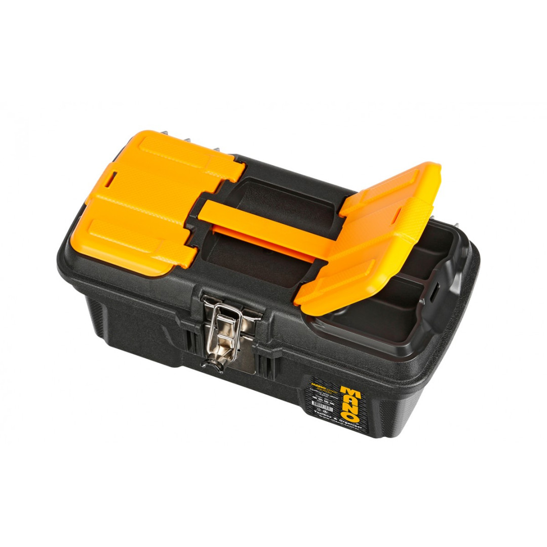 Mano Grip Toolbox with Metal Latch 13"