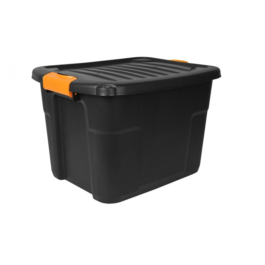 Heavy Duty Storage Box 42 LT - Full Black ..