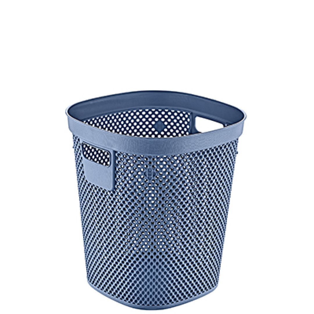 NICKEL OFFICE PAPER BASKET 12.5 LT.
