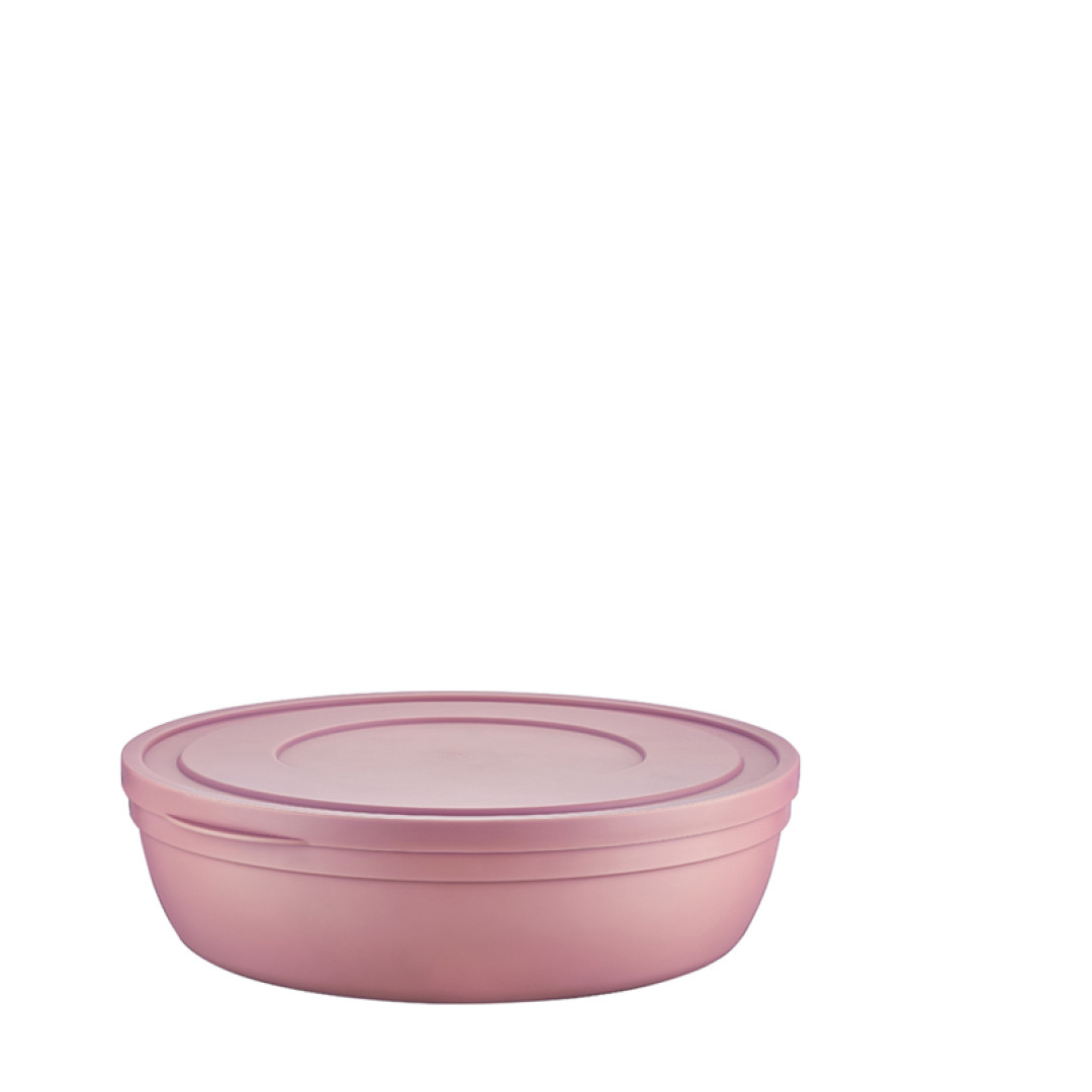 4 LT SANDY FLAT BOWL W/H COVER