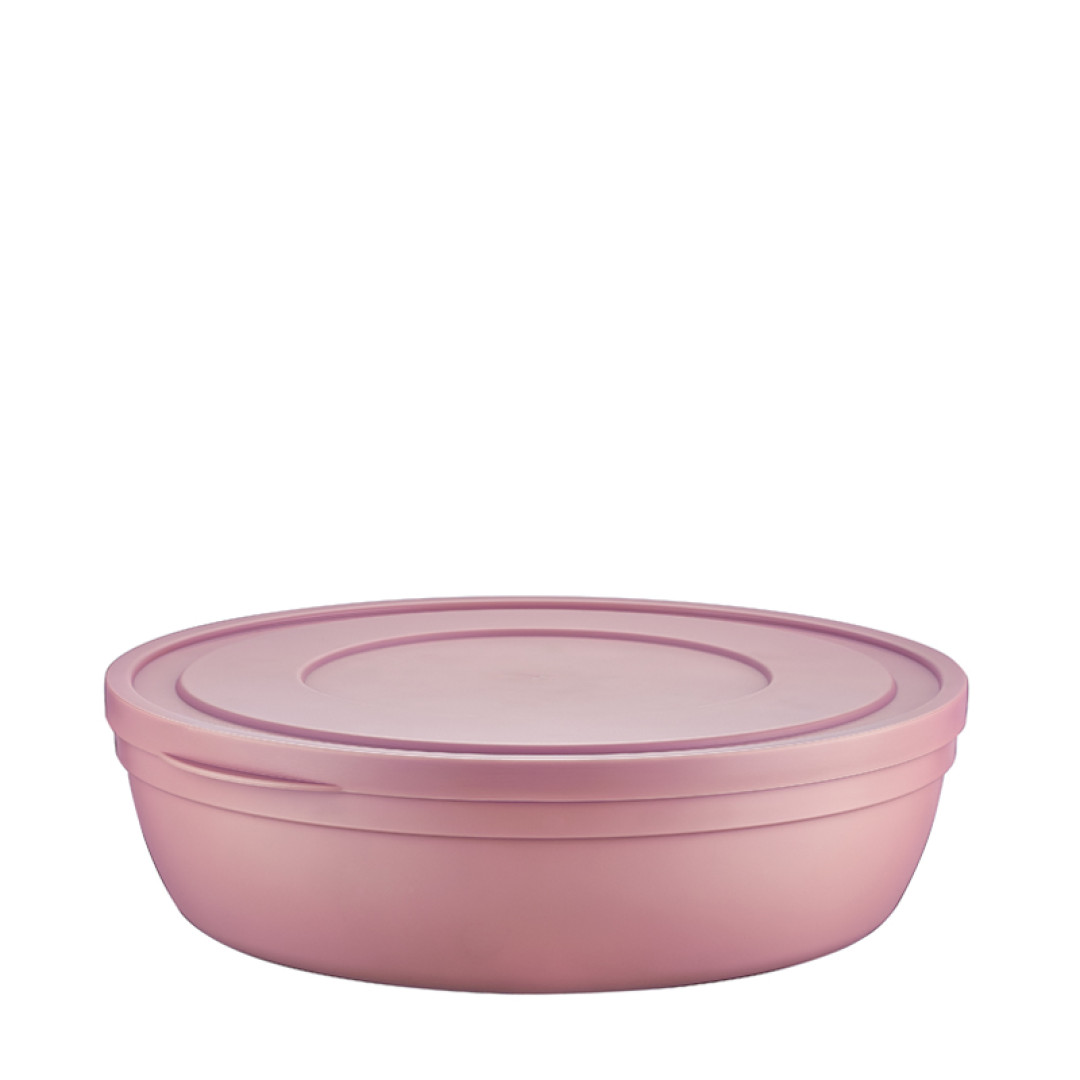 6 LT SANDY FLAT BOWL W/H COVER