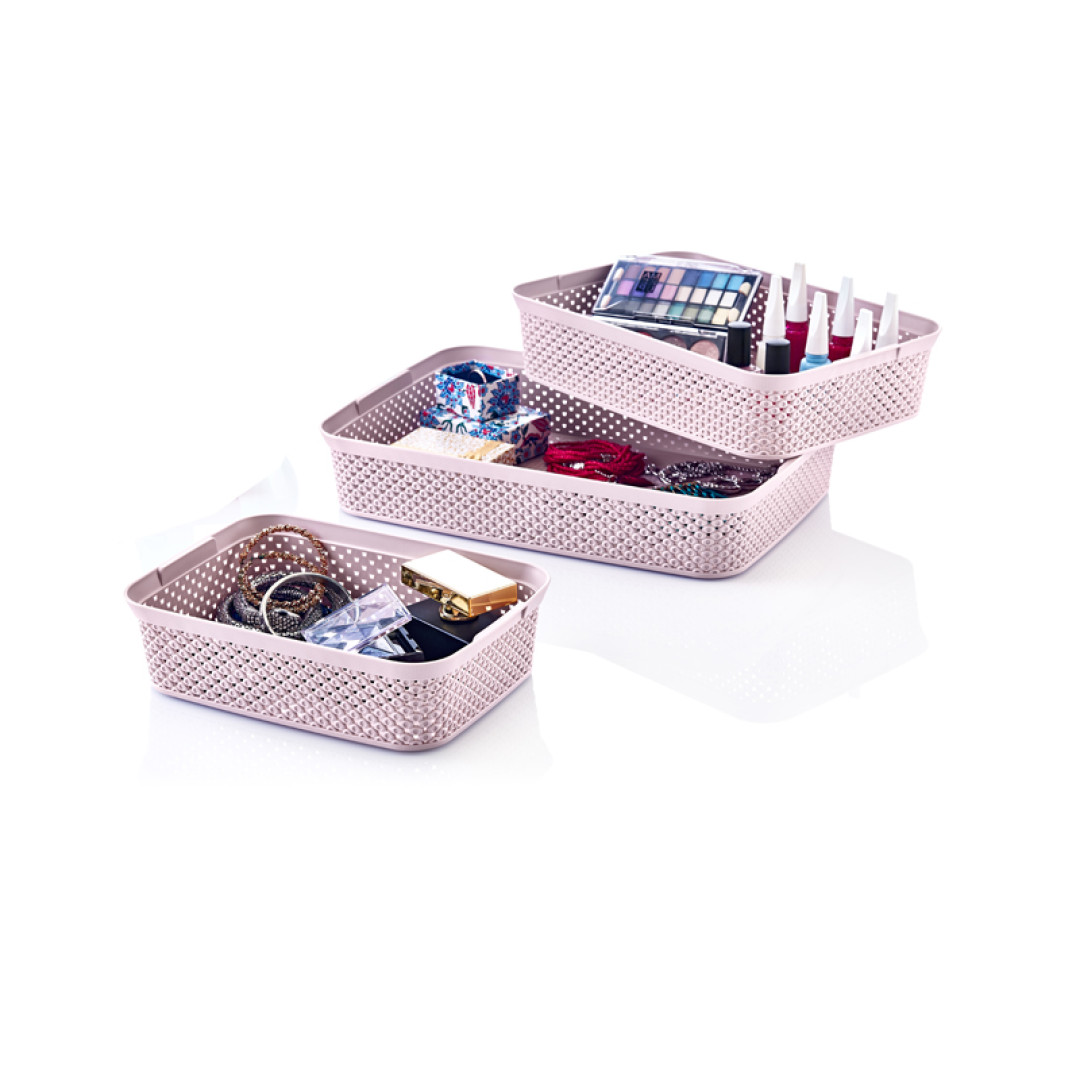 3 PCS DIAMOND ORGANIZER BASKET